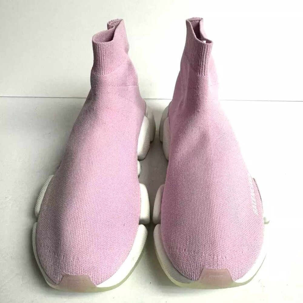 Balenciaga Womens Speed 2.0 LT Sneaker Pink Size EU39 US9 - Picture 3 of 6